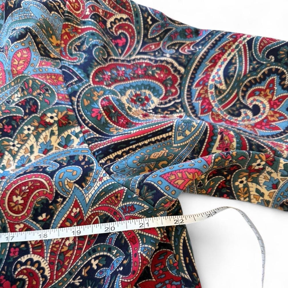Vintage Bon Worth Paisley Bomber Jacket - Picture 3 of 6